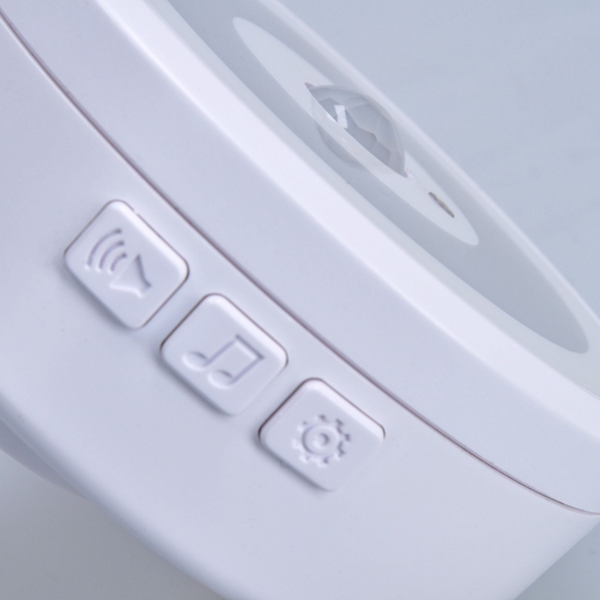 Draadloze deurbel met stekker met LED-verlichting en motion sensor 230V IP55