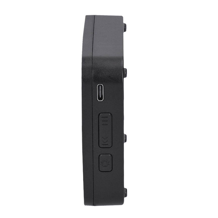 Draadloze deurbel op batterijen 3xAAA IP56 zwart