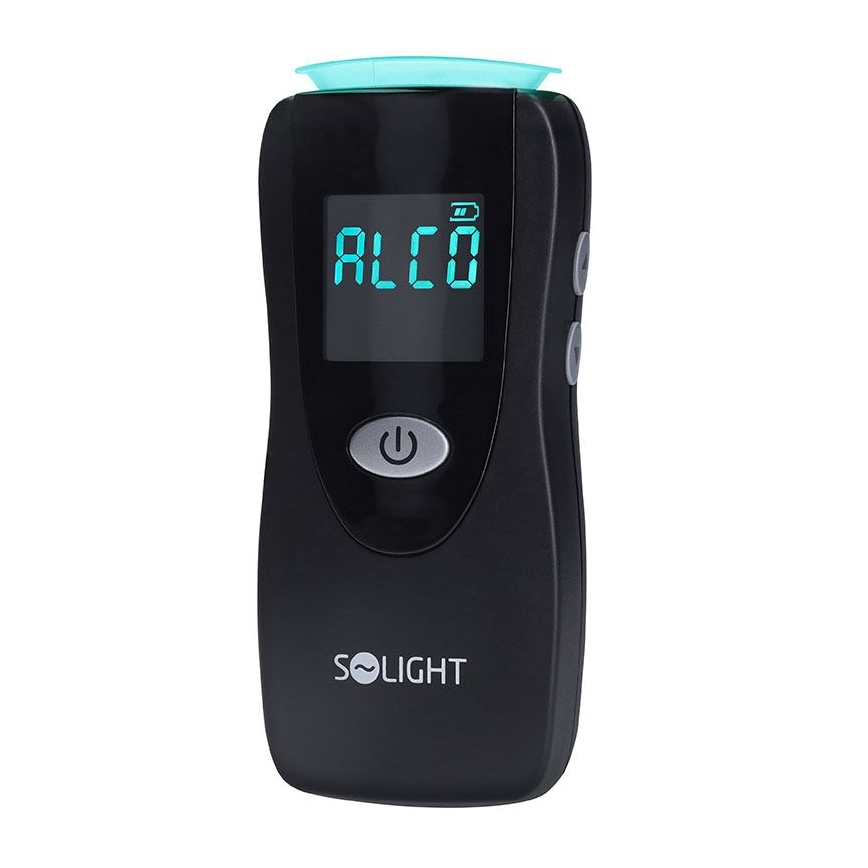 Professionele contactloze alcoholtester met Fuel Cell-sensor, 0,0 - 5,0‰ BAC, gevoeligheid 0,08‰, 3x AA