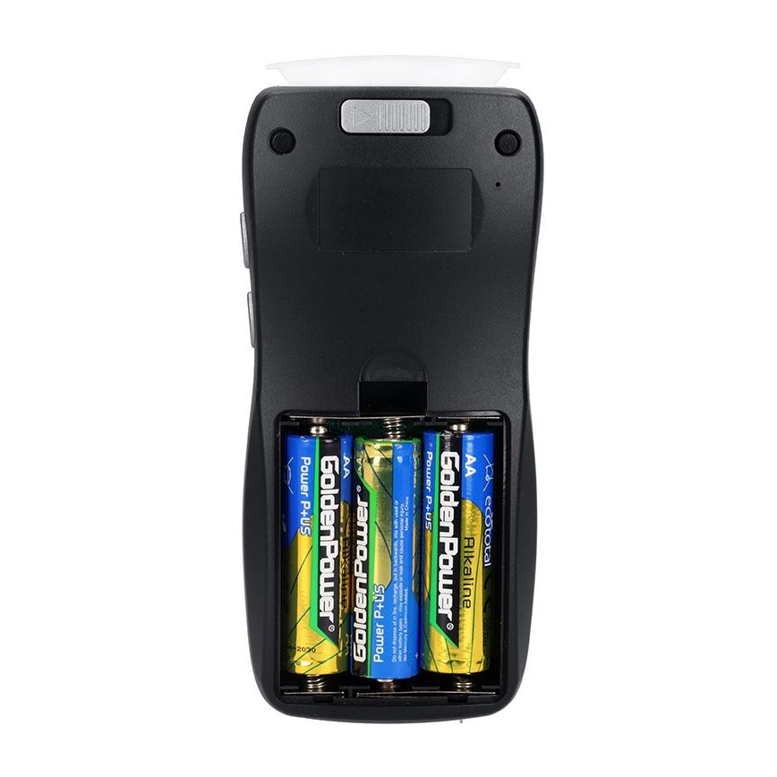 Professionele contactloze alcoholtester met Fuel Cell-sensor, 0,0 - 5,0‰ BAC, gevoeligheid 0,08‰, 3x AA