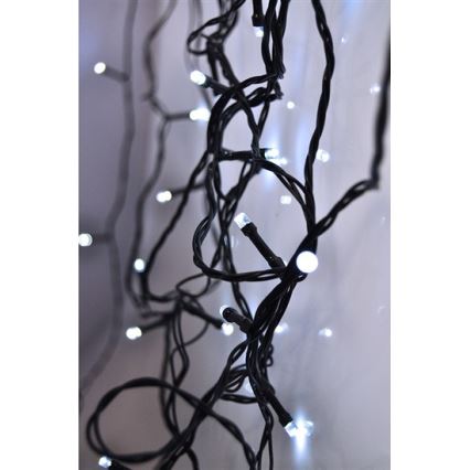 LED Kerst lichtsnoer voor buiten 500xLED/8 Functies IP44 55m koud wit