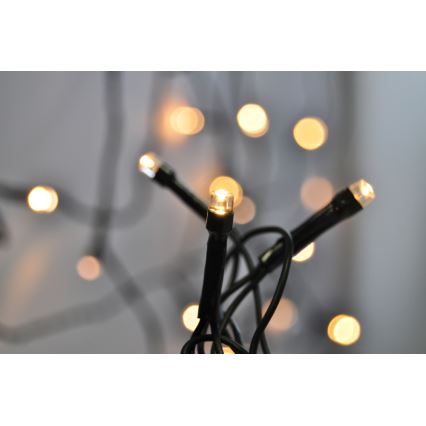 LED Kerst lichtsnoer voor buiten 500xLED/8 Functies IP44 55m warm wit