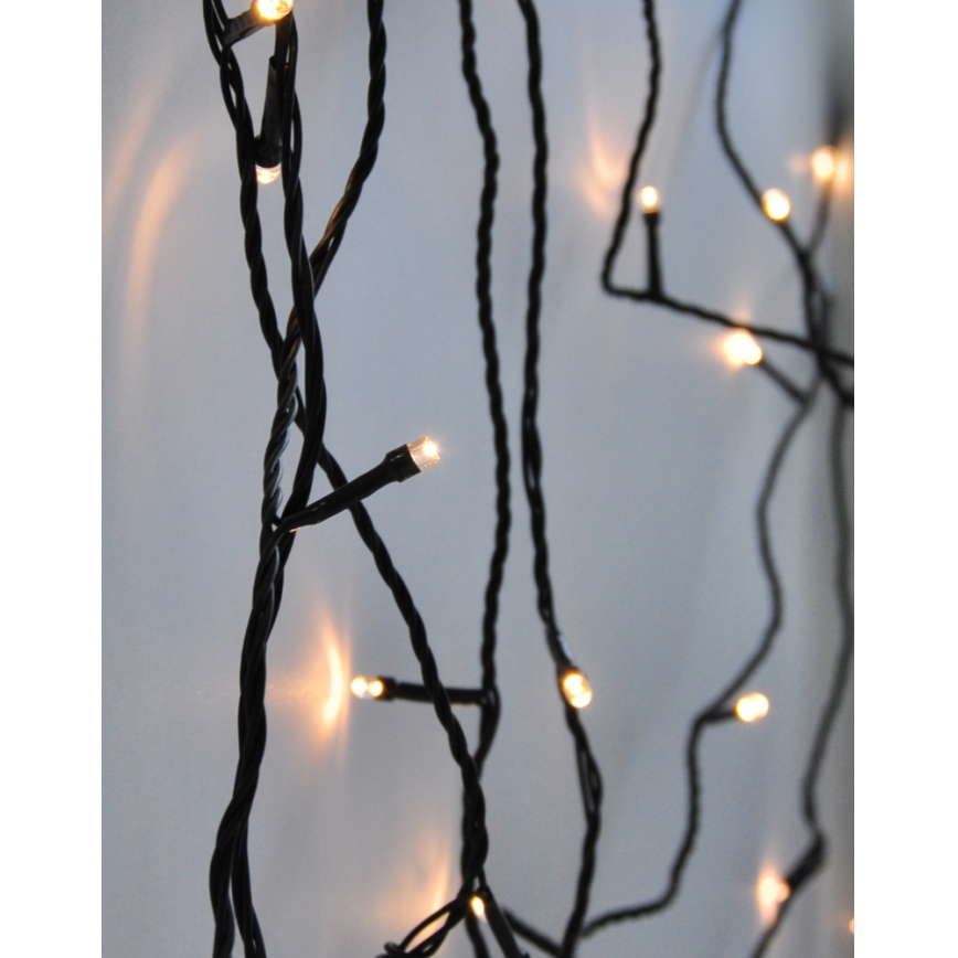 LED Kerst lichtsnoer voor buiten 500xLED/8 Functies IP44 55m warm wit