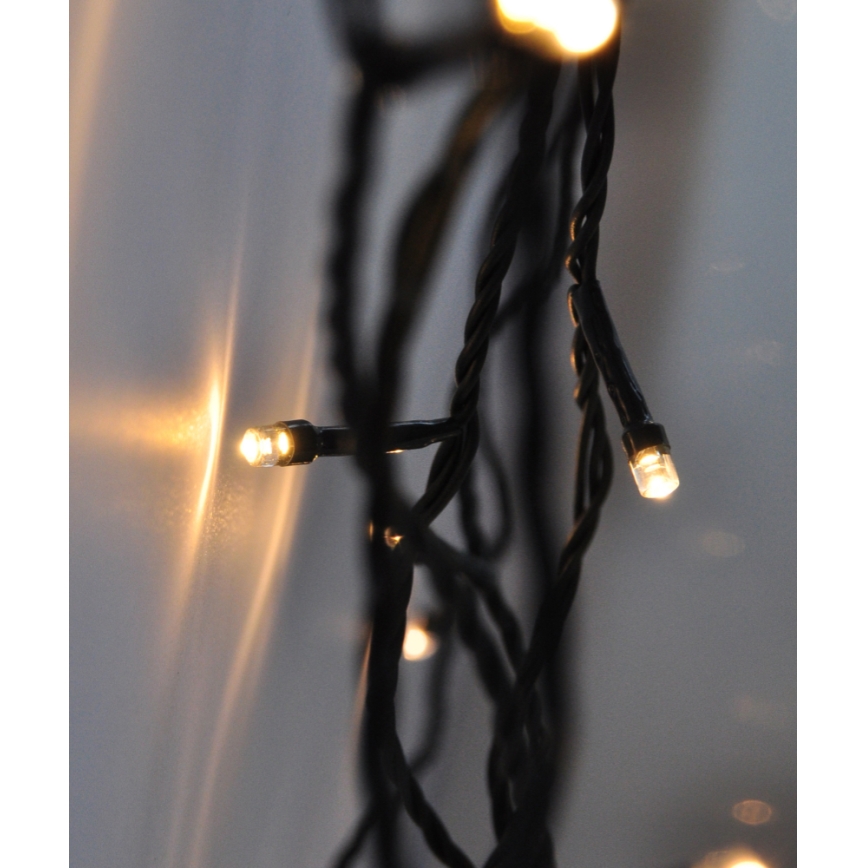 LED Kerst lichtsnoer voor buiten 500xLED/8 Functies IP44 55m warm wit