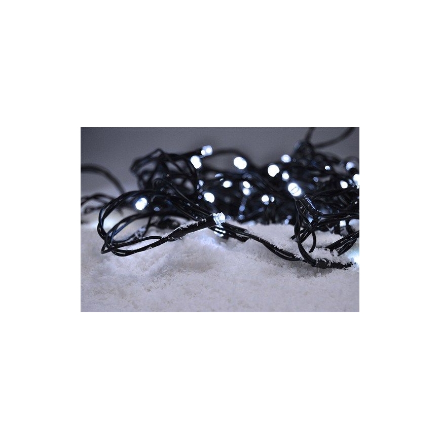 LED Kerst Lichtketting voor Buiten 200xLED/8 functies 15m IP44 koud wit