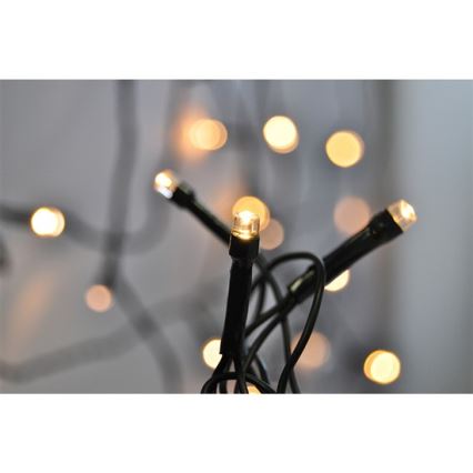 LED Kerst Lichtketting voor Buiten 400xLED/8 functies 25 m IP44 warm wit