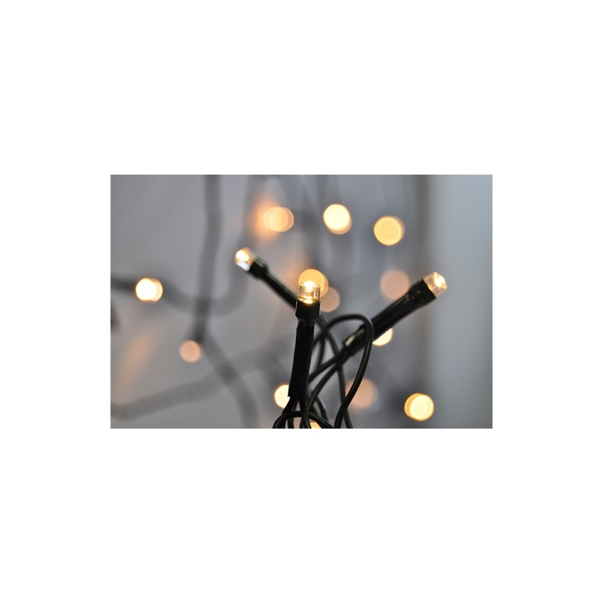 LED Kerst Lichtketting voor Buiten 400xLED/8 functies 25 m IP44 warm wit