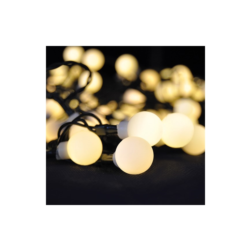 Dimbaar LED RGB-buitensnoer 200xLED/8 functies 25m IP44 + afstandsbediening