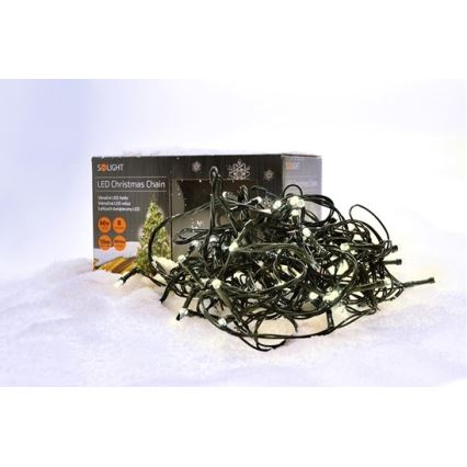 LED buitenlichtsnoer 100xLED/8 functies IP44 13m warm wit