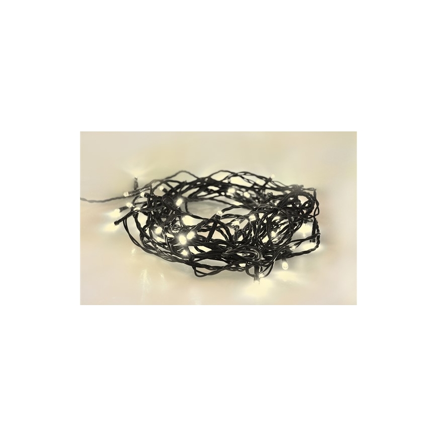 LED Kerst lichtsnoer voor buiten 100xLED/8 Functies IP44 13m warm wit