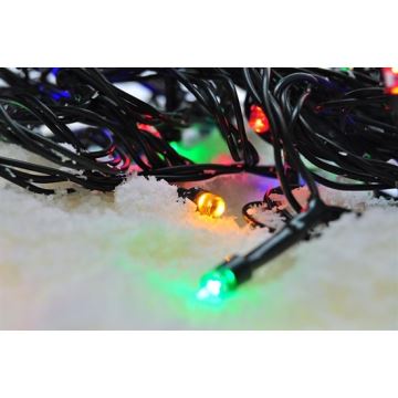 LED Kerst Lichtketting 200xLED/8 functies 25m IP44 meerdere kleuren