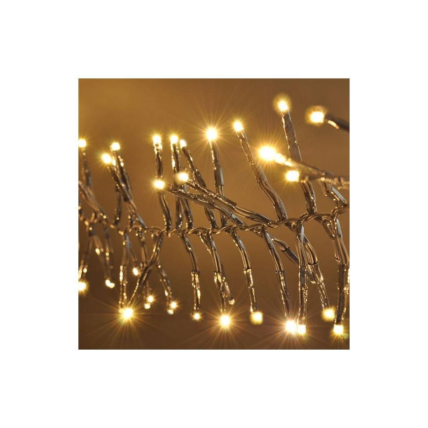 LED Kerst Lichtketting voor Buiten 576xLED/8 functies 8m IP44 warm wit + afstandsbediening