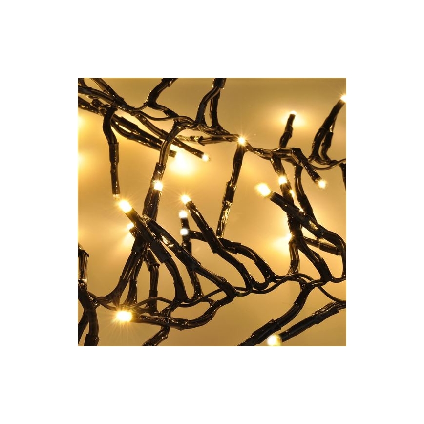 LED Kerst Lichtketting voor Buiten 576xLED/8 functies 8m IP44 warm wit + afstandsbediening