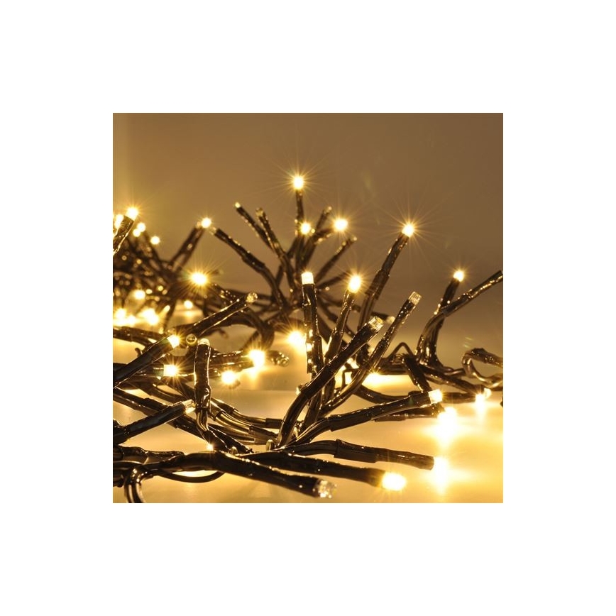 LED Kerst Lichtketting voor Buiten 576xLED/8 functies 8m IP44 warm wit + afstandsbediening