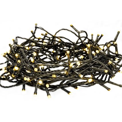 LED buitensnoer 50xLED/8 functies 8m IP44 warm wit