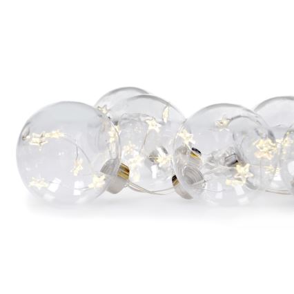 LED Kerst lichtketting 2,5 m 30xLED/3xAA