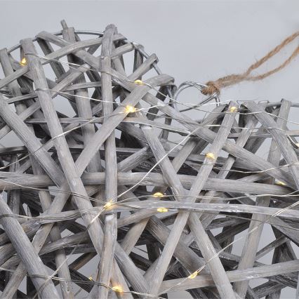 LED Kerstversiering LED/2xAA rotan