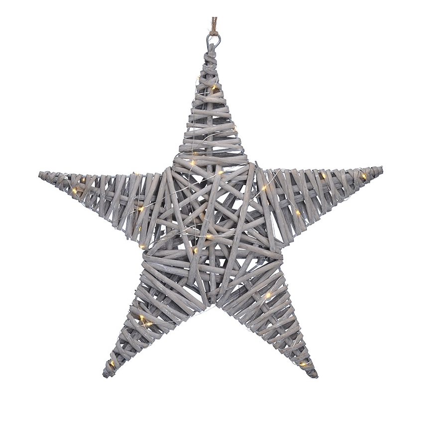 LED Kerstversiering  LED/2xAA rotan