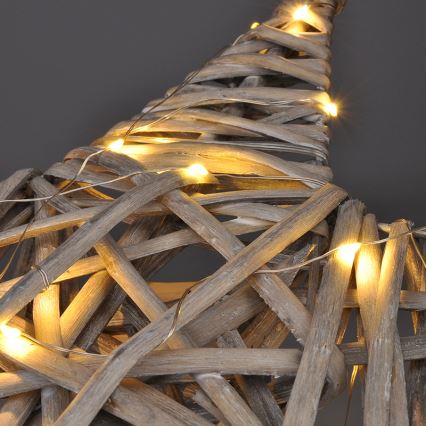 LED Kerstversiering  LED/2xAA rotan