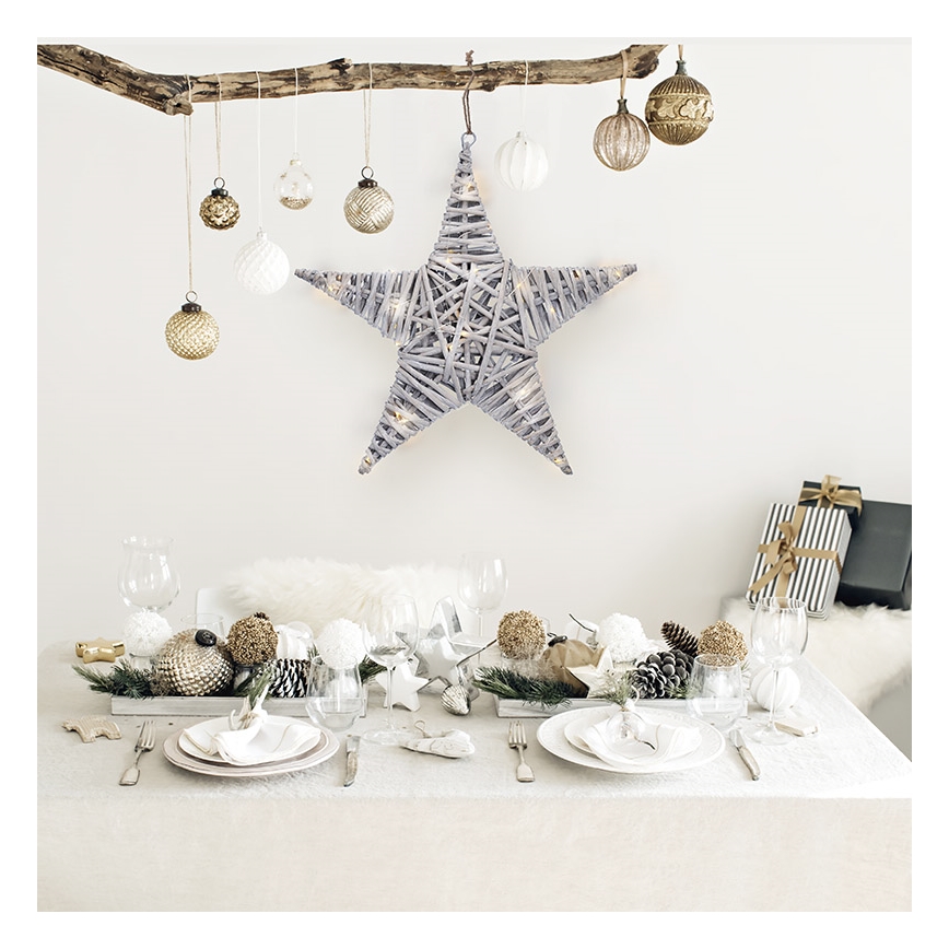 LED Kerstversiering  LED/2xAA rotan