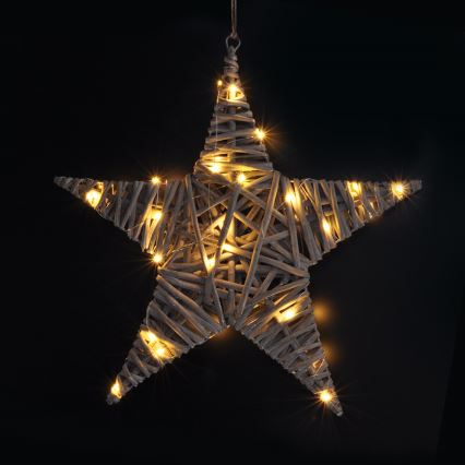 LED Kerstversiering  LED/2xAA rotan