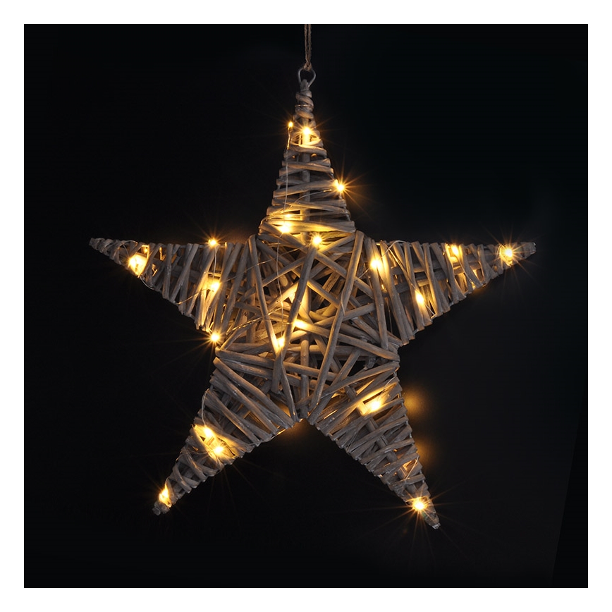 LED Kerstversiering  LED/2xAA rotan