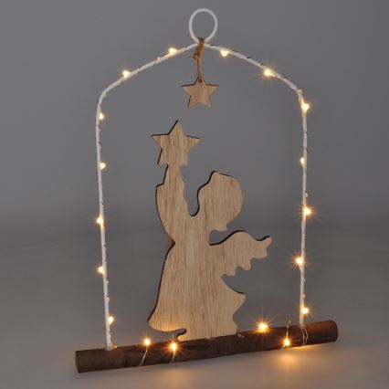 LED Kerst Decoratie LED/2xAA engel