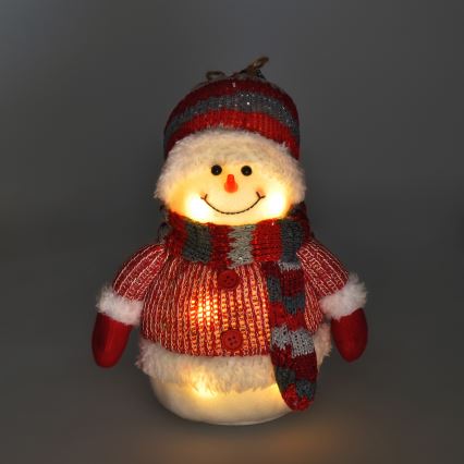 LED Kerst Decoratie LED/3xAA sneeuwpop