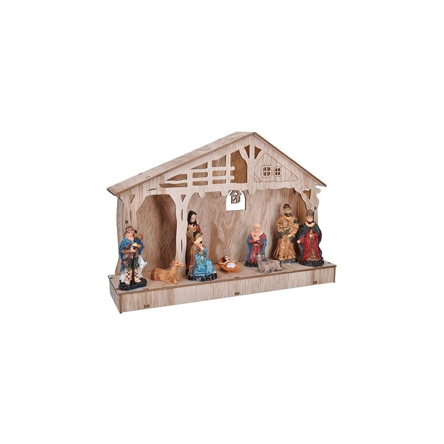 LED Kerstversiering LED/2xAA betlém
