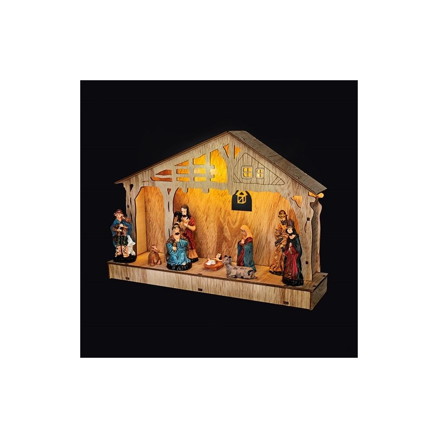 LED Kerstversiering LED/2xAA betlém