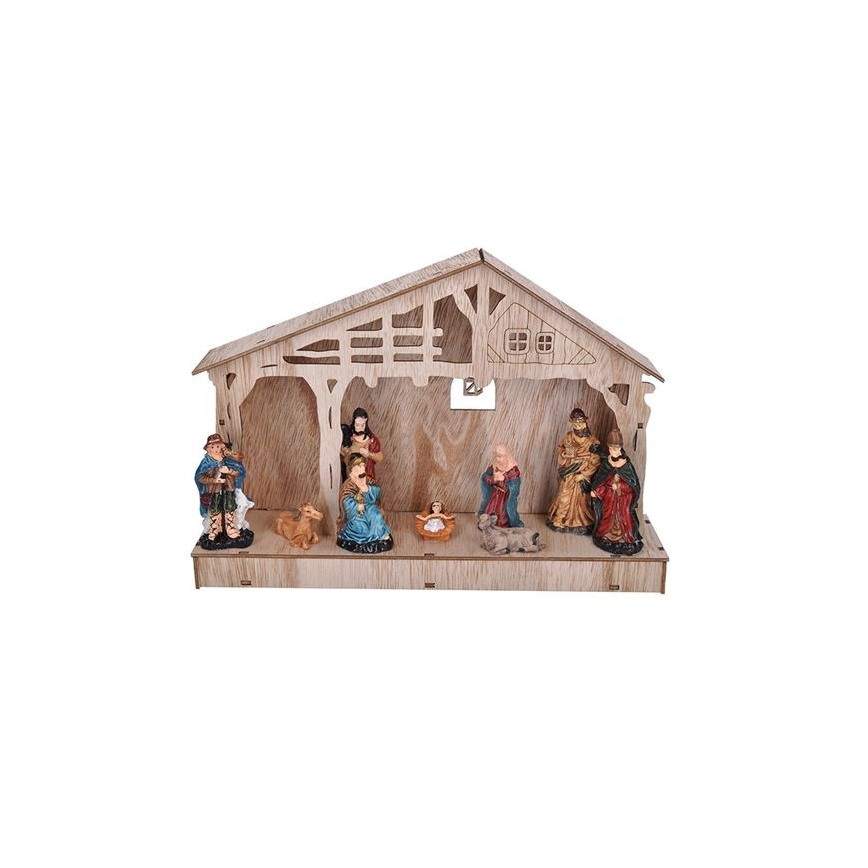LED Kerstversiering LED/2xAA betlém