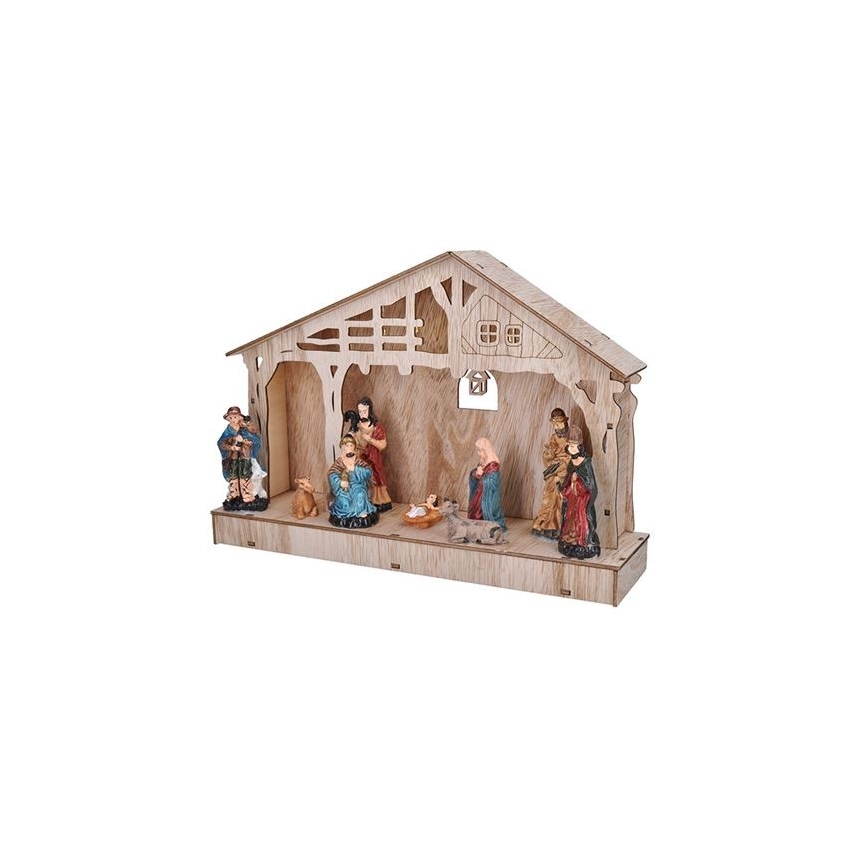 LED Kerstversiering LED/2xAA betlém