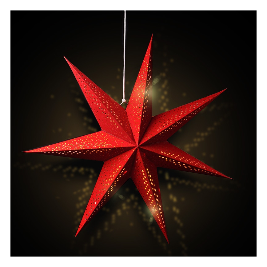 LED kerstdecoratie LED/2xAA 60 cm ster