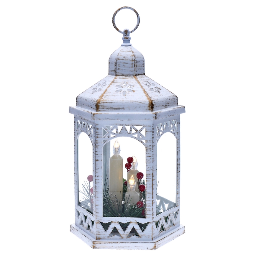 LED Kerstversiering 3xLED/3xAAA lantaarn