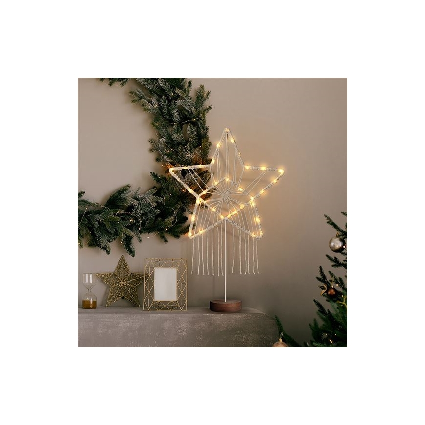 LED Kerstversiering LED/2xAAA ster