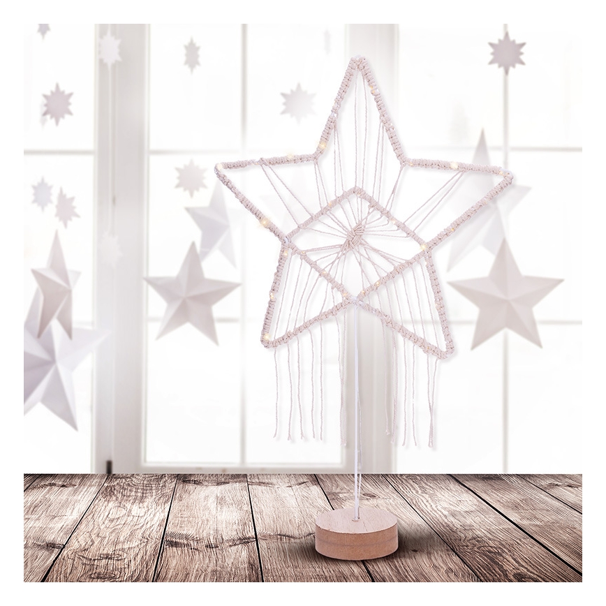 LED Kerstversiering LED/2xAAA ster