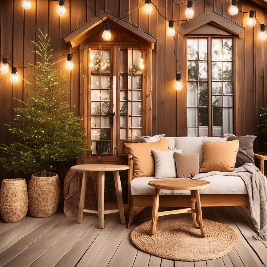 Decoratieve LED Lichtsnoer voor buiten SLINGER 10xLED/3xAA 3m IP44 warm wit