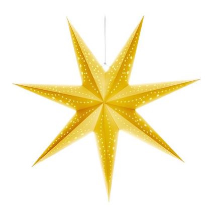 LED Kerstdecoratie 20xLED/2xAA warm wit gouden ster