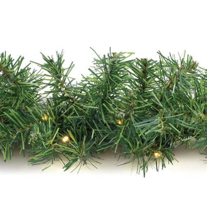 LED buiten kerstguirlande 80xLED/3xAA 500 cm IP44