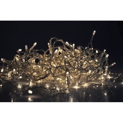 LED buitengordijn 120xLED/8 functies 9m IP44 warm wit