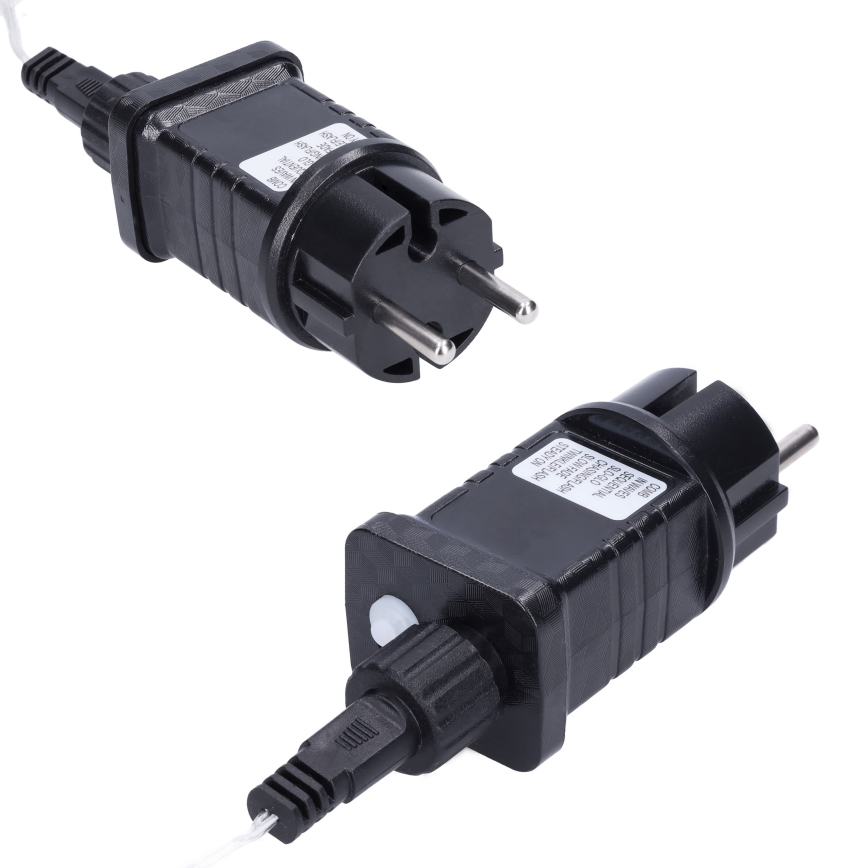 LED buitengordijn 360xLED/8 functies 15m IP44 warm wit
