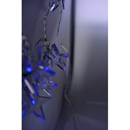 LED  lichtsnoer 10xLED/2xAA 2,5m blauw