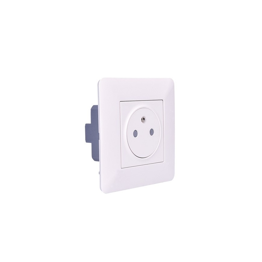 Stopcontact SLIM PUSH, wit