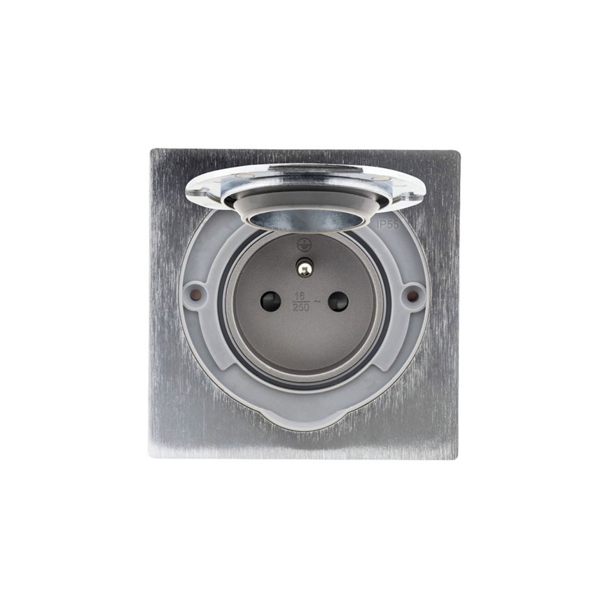 Inbouw vloerstopcontact voor Buiten IP55