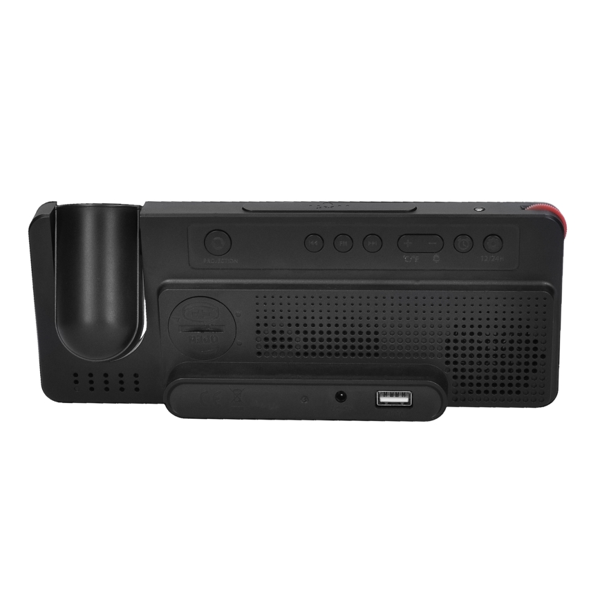 Weerstation met LCD-display, wekker en projector 5V/2xAA + 3xAA