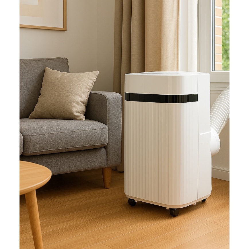Slimme mobiele airconditioner 1340W/230V 12000BTU Wi-Fi Tuya + afstandsbediening