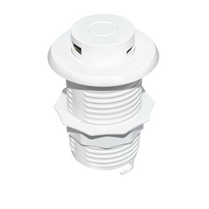 Inbouw USB oplader USB A+C wit