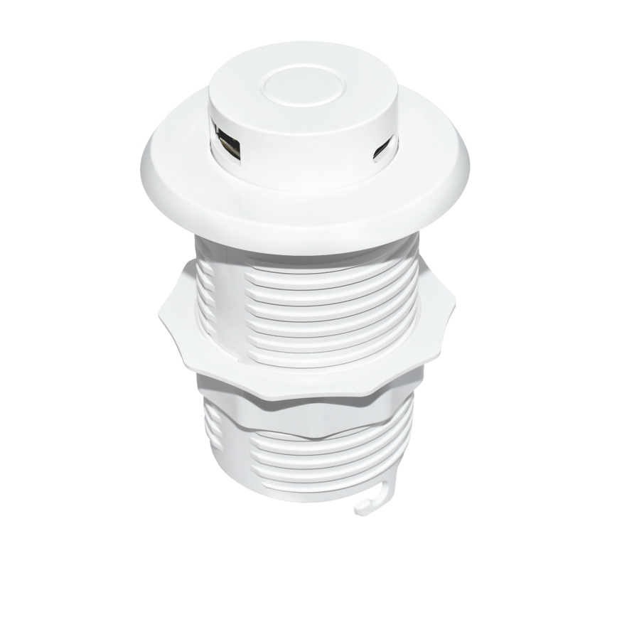 Inbouw USB oplader USB A+C wit