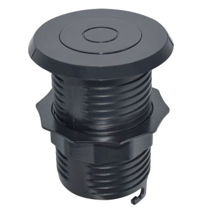 Inbouw USB oplader USB A+C zwart