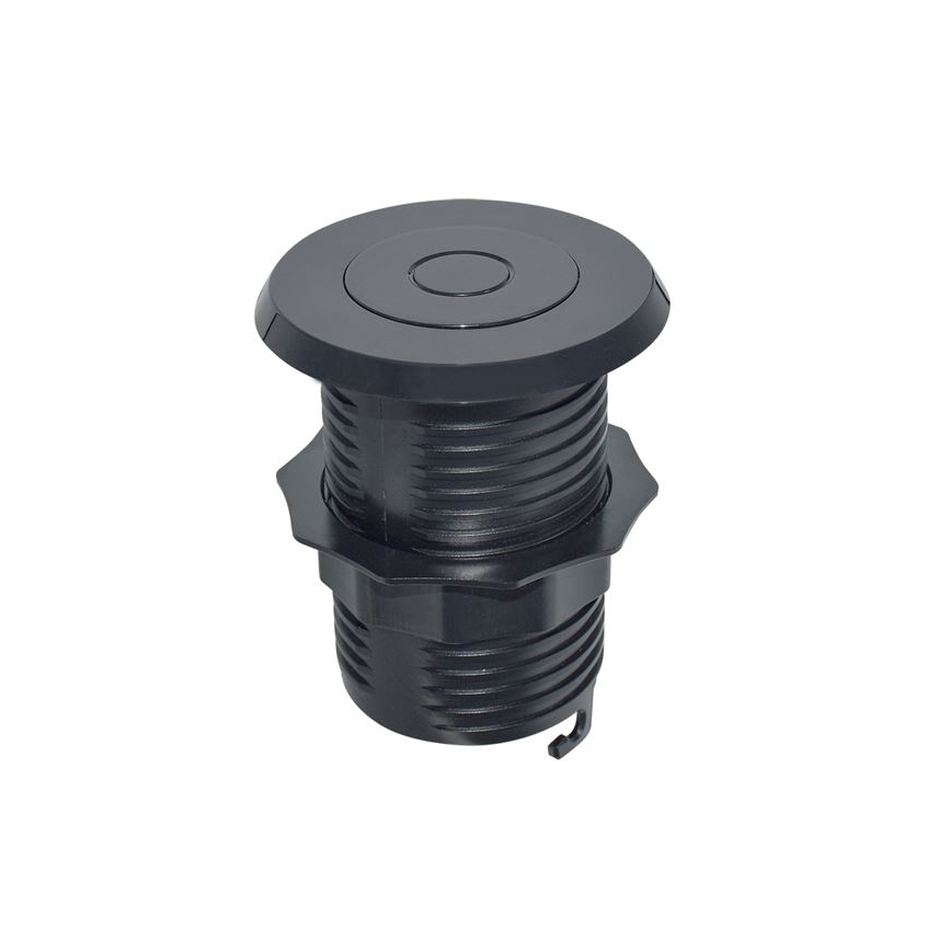 Inbouw USB oplader USB A+C zwart